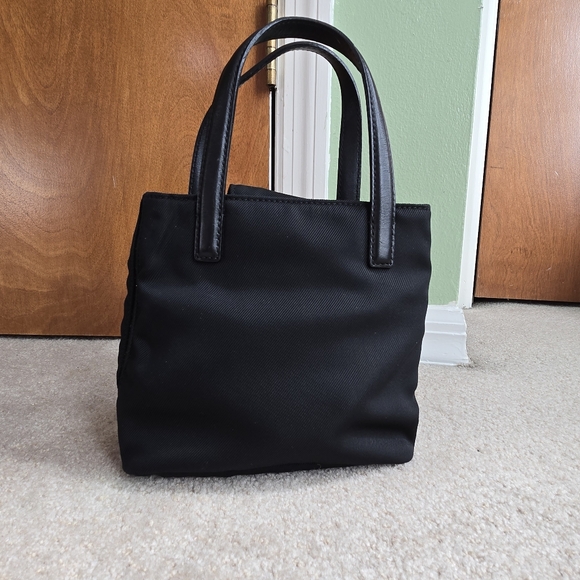 Coach Mercer black nylon tote bag Mini 8123 - Picture 2 of 8